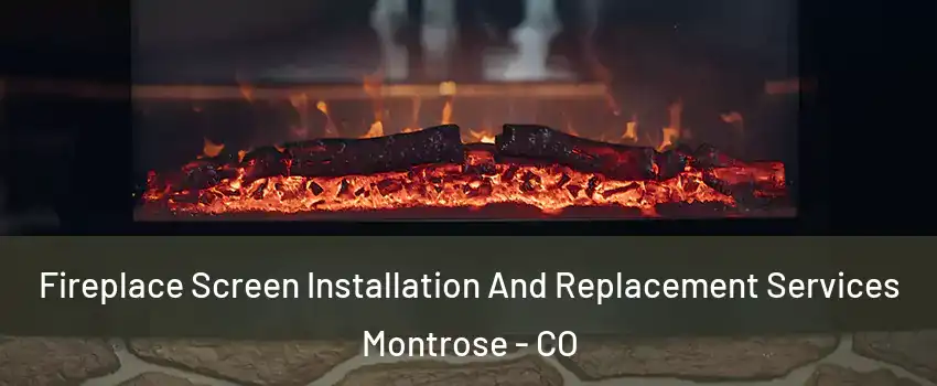  Fireplace Screen Installation And Replacement Services Montrose - CO