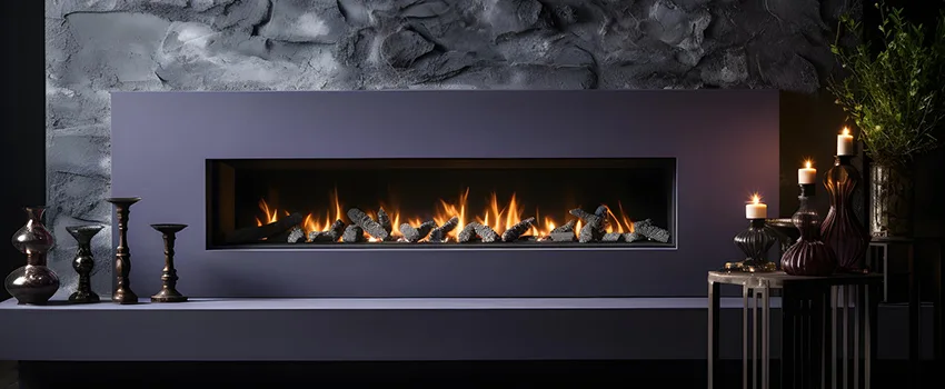 Ember Bed for Ventless Gas Fireplace in Montrose, CO